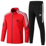 survetement adidas femme homme full jacket top bottoms pants bleu rouge